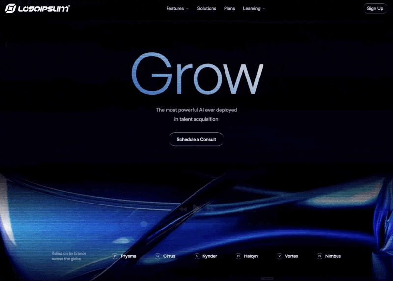 GrowAI website preview